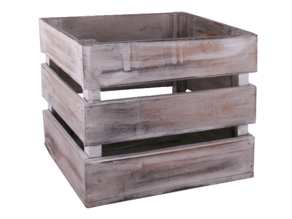 Egyedi bútor/kiegészítő Shabby láda magas 3 léces I