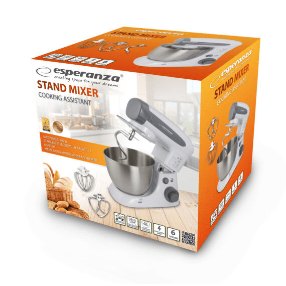 Esperanza EKM024 Cooking Assistant 800W fehér-szürke konyhai robotgép