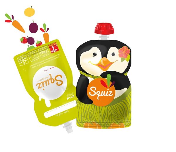 SQUIZ ételtasak, 1 darabos, Csini Cica, 130 ml